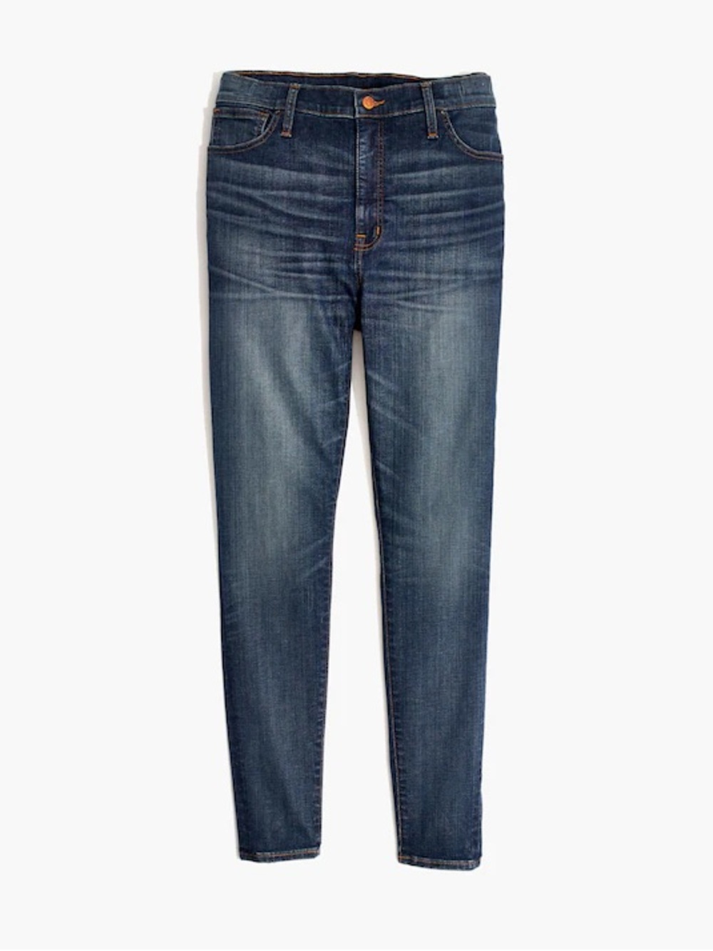 Madewell 10” High Rise Skinny Jeans in Dark Blue Indigo Size 30 T